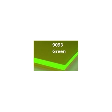 Professional Plastics FL Green#9093 Cast Acrylic Paper-Masked, 0.500 X 48.000 X 96.000 [Eac SACRGN9093.500X48.000X96.000CP